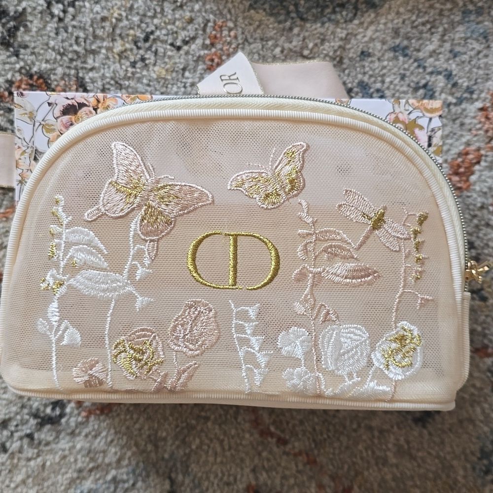 NEW Dior Beige Floral Women's Bag - Picture 2 of 13
